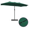 vidaXL Parasol de jardin Vert 385 x 209 x 244 cm Polyester