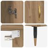 vidaXL Haut Armoire Montage mural Ch&ecirc;ne artisanal 69,5 x 34 x 180 cm