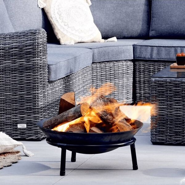 ProGarden Bol &agrave; feu Fonte 50 cm