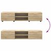 vidaXL Ensemble meuble TV avec tiroir Ch&ecirc;ne Sonoma Bois d'ing&eacute;nierie