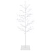 vidaXL Petit sapin de No&euml;l bouleau Blanc 120 cm Acier 279 LED