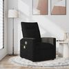 vidaXL Fauteuil de massage inclinable Noir Tissu