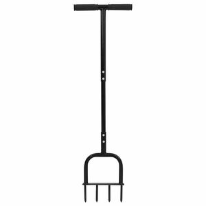 vidaXL Outil a&eacute;rateur de pelouse Noir 95 x 27 cm Plastique