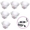 vidaXL Lampes de sol &agrave; LED 6 pcs blanc froid