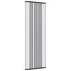 vidaXL &Eacute;cran de porte insectes avec rideau en maille Noir polyester