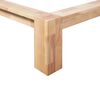vidaXL Cadre de lit sans matelas bois de ch&ecirc;ne massif 140x200 cm