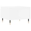 vidaXL Table basse blanc 50x46x35 cm bois d'ing&eacute;nierie