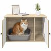 vidaXL Maison pour chat Sonoma 85 x 55 x 50,5 cm Bois d'ing&eacute;nierie