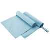 vidaXL Serviettes de sport 2 pc Bleu 100 x 50 cm