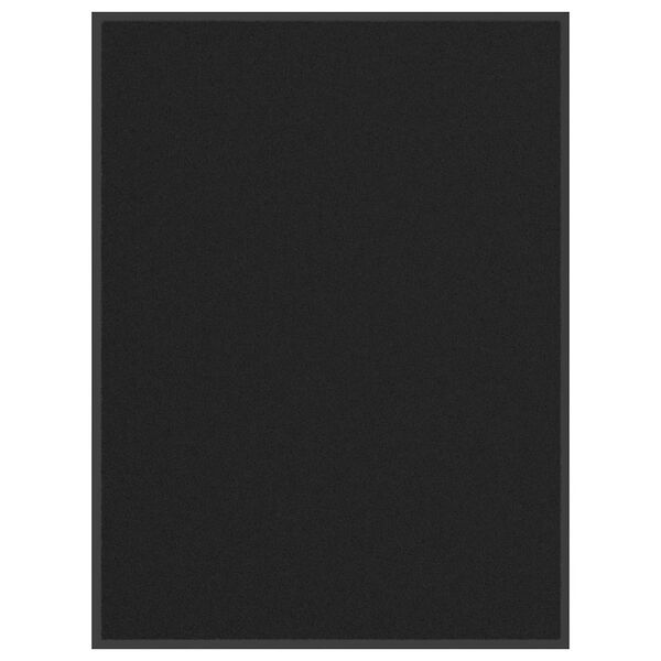vidaXL Paillasson noir 90x120 cm
