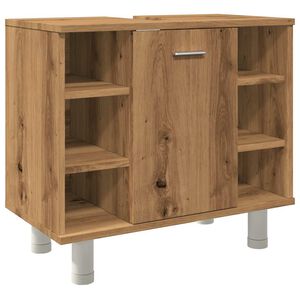 vidaXL Armoire de salle de bain ch&ecirc;ne artisanal 60x32x53,5 cm