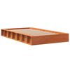 vidaXL Cadre de lit sans matelas cire marron 90x200 cm bois pin massif