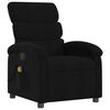vidaXL Fauteuil de massage inclinable noir tissu