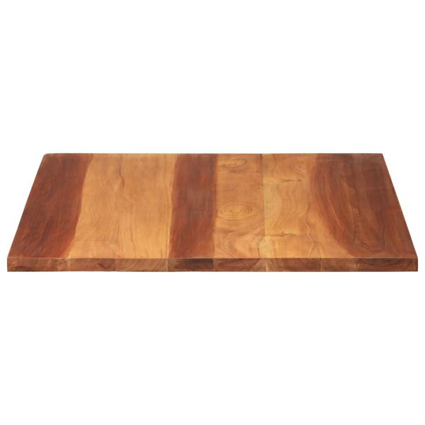 vidaXL Dessus de table bois massif d'acacia 25-27 mm 70x90 cm