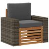 vidaXL Sofa de milieu ext&eacute;rieur Naturel