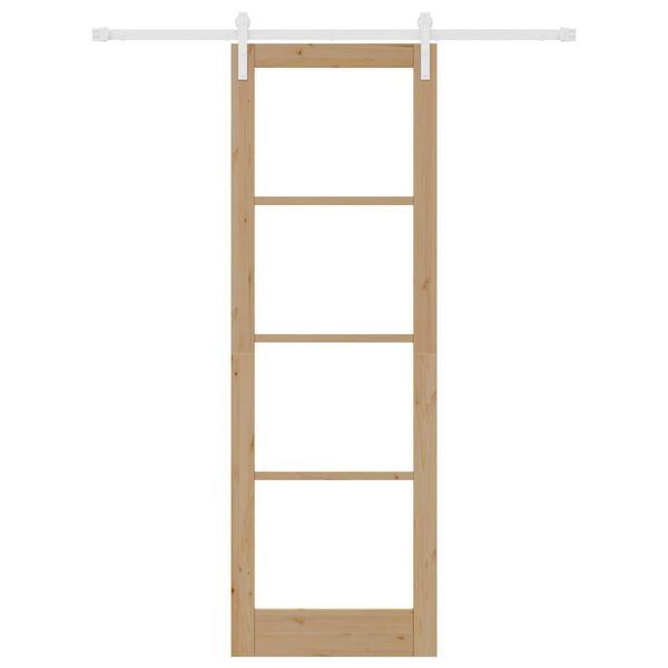 vidaXL Porte coulissante ORKDAL Naturel 78 x 232 cm