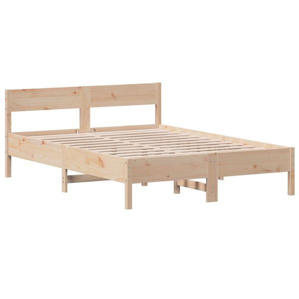 vidaXL Cadre de lit sans matelas 160x200 cm bois massif de pin