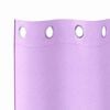 vidaXL Rideaux occultants avec anneaux 2 pcs Violet 140 x 140 cm