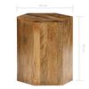 vidaXL Ensemble de table basse 3 pcs Bois de manguier massif