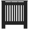 vidaXL Cache-Radiateur Noir 78 x 19 x 81,5 cm Bois d'ing&eacute;nierie