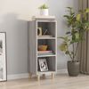 vidaXL Buffet Sonoma gris 34,5x32,5x90 cm Bois d'ing&eacute;nierie