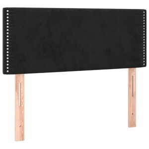 vidaXL T&ecirc;te de lit Noir 80x5x78/88 cm Velours