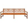 vidaXL Banc de jardin avec coussins 240 cm Bois solide d'acacia