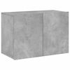 vidaXL Unités murales TV 5 pcs gris béton bois d'ingénierie