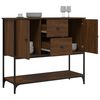 vidaXL Buffet chêne marron 100x36x85 cm bois d'ingénierie