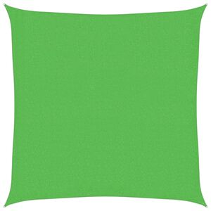 vidaXL Voile d'ombrage 160 g/m&sup2; Vert clair 2x2 m PEHD