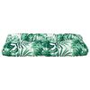 vidaXL Coussin de canap&eacute; palette Motif &agrave; feuilles 70x40x10 cm