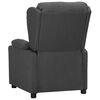 vidaXL Fauteuil Gris foncé Tissu