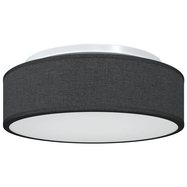 vidaXL Lampe de plafond Noir 38 x 38 x 13,5 cm tissu