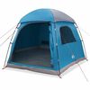 vidaXL Tente de familiale igloo 6 personnes bleu imperm&eacute;able