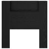 vidaXL Tête de lit Chêne noir 100 x 15 x 103,5 cm Bois d'ingénierie