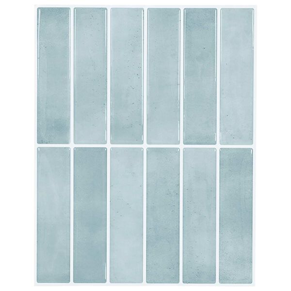 vidaXL Carrelage rectangulaire 10 pcs Vert gris 29 x 23 x 0,08 cm