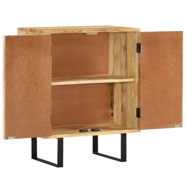 vidaXL Buffet avec 2 portes 55x35x70 cm bois massif de manguier