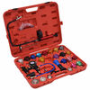 vidaXL Testeur de pression pour refroidissement et bouchon 28 pcs
