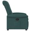 vidaXL Fauteuil inclinable Vert foncé Tissu