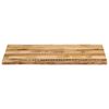 vidaXL Dessus de table bord vivant 120x60x2,5 cm bois de manguier brut
