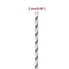vidaXL Corde de bateau Blanc 2 mm 50 m Polypropyl&egrave;ne
