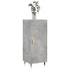 vidaXL Buffet Gris b&eacute;ton 34,5x34x90 cm Bois d'ing&eacute;nierie
