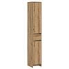 vidaXL Armoire de salle de bain Ch&ecirc;ne artisanal 30 x 33 x 190 cm