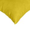 vidaXL Coussins de canapé 2 pcs Jaune 50 x 50 cm