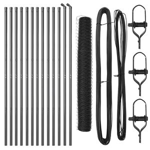 vidaXL Cl&ocirc;ture en fil soud&eacute; pour sol 25 x 1 m (l x h)