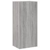 vidaXL Meuble TV mural sonoma gris 40,5x30x90 cm bois d'ing&eacute;nierie