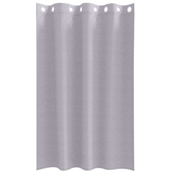 vidaXL Rideaux occultants avec anneaux 2 pcs Gris m&eacute;tal 175 x 140 cm