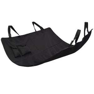 vidaXL Housse de si&egrave;ge auto pour animaux 148 x 142 cm Noir