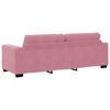 vidaXL Ensemble de Canap&eacute;s 3 pcs Rose Velours