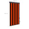 vidaXL Store roulant d'ext&eacute;rieur 80x250 cm Orange et marron